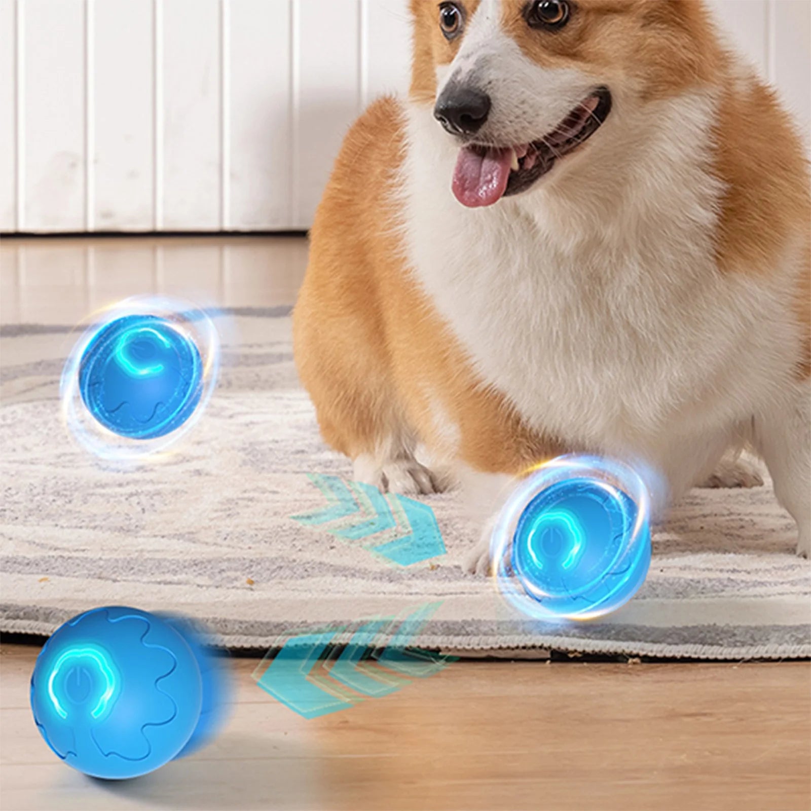 Dog Toys for Large Dogs Automatic Smart Teasing Dog Ball Gravity Intelligent Jump Ball Electric Charging Dog Toy, Pet Supplies