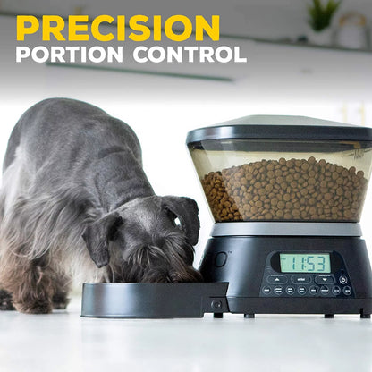 Nano Programmable Automatic Cat and Dog Pet Feeder, Holds 7.5 Pounds