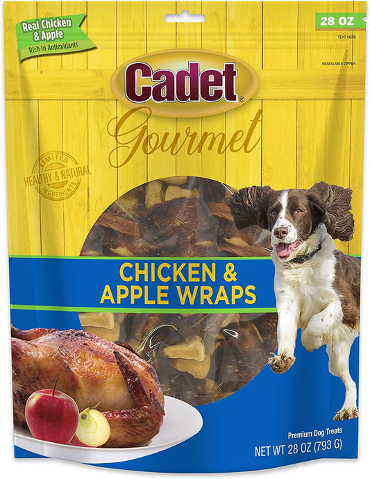 Gourmet Chicken & Apple Wrapped Dog Treats 28 Oz.