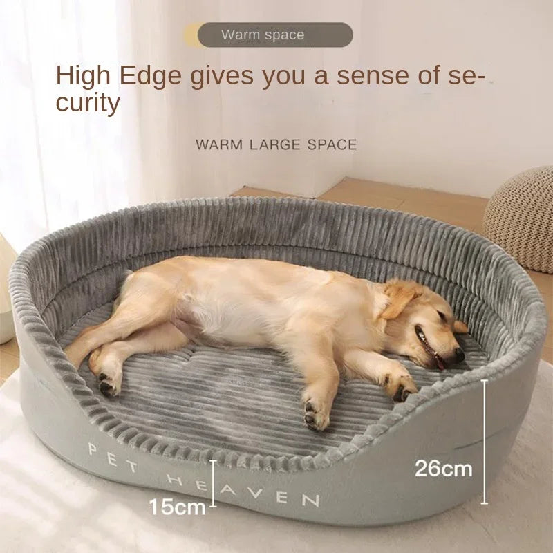 Soft Double-Side Pet Cat Dog Bed Big Dogs House Warm Sofa Cushion Large Pet Basket Blanket Accessories Medium Kennel Products